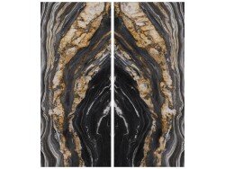 Anatolia 120x280 Majesto Oro Noir Bookmatch Cut Polished Rectified Colorsync Sintered Slab 6 mm - Anatolia
