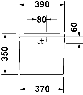 Duravit D-Code Takım KlozetRezervuarı - 09531000052 - 3