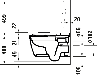 Duravit SensoWash® Starck f PLUS / ME by Starck Akıllı Klozet - 650000012004320 - 4