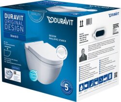 Duravit Starck 3 Rimless® Asma Klozet Seti - 45273900A1 - Duravit