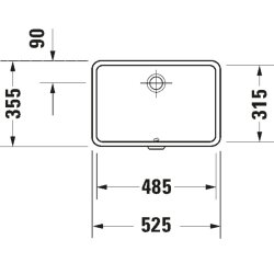 Duravit Vero Tezgah Altı Lavabo 49 cm - 0330480000 - 2
