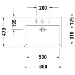 Duravit Vero Tezgah Üstü Lavabo 60cm - 0454600027 - 2