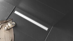 Evimetal Proline Nova Yandan Çıkışlı Duş Kanalı 80cm Satine - 1