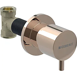 Geberit Ankastre Stop Valf Seti, Yuvarlak, Bronz - 616.004.QA.1 - Geberit