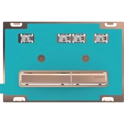 Geberit kumanda kapağı Sigma50, 2 kademeli deşarj için, metal rengi bronz: bronz, kişiye özel - 115.670.00.2 - 1