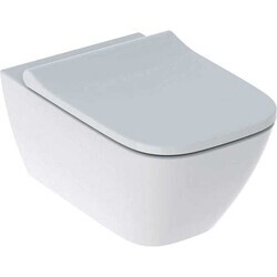 Geberit Smyle Square Turboflush Asma Klozet, Rimfree (Yavaş Kapanır Kapak Dahil) - 503.165.00.1 - Geberit