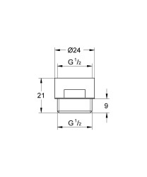 Grohe Akış limitleyici - 45282000 - 2