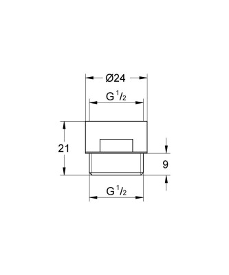 Grohe Akış limitleyici - 45282000 - 2