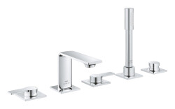 Grohe Allure 5 Delikli Küvet Bataryası - 25221001 - 1