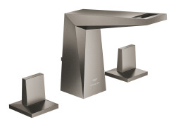 Grohe Allure Brilliant 3 Delikli Lavabo Bataryası Brushed Hard Graphite - 20626AL0 - Grohe