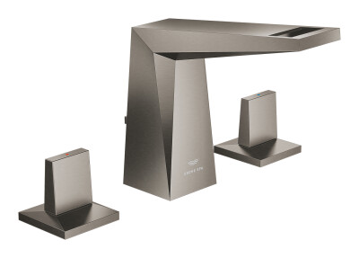 Grohe Allure Brilliant 3 Delikli Lavabo Bataryası Brushed Hard Graphite - 20626AL0 - 1