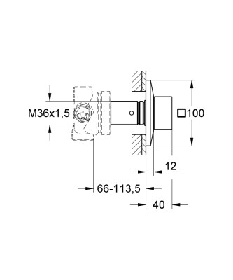 Grohe Allure Brilliant 5 Yollu Yön Değiştirici - 29399000 - 2