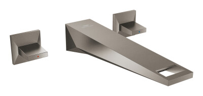 Grohe Allure Brilliant Duvardan Lavabo Bataryası Brushed Hard Graphite - 20629AL0 - 1