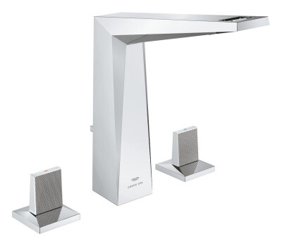 Grohe Allure Brilliant Private Collection 3 Delikli Lavabo Bataryası, 1/2″ L Boyut - 20667000 - 1
