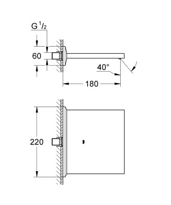 Grohe Allure Brilliant Şelale Çıkış Ucu, Paslanmaz Çelik - 13319DC0 - 2