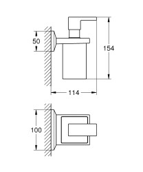 Grohe Allure Brilliant Sıvı Sabunluk - 40894000 - 2