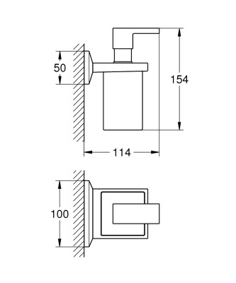 Grohe Allure Brilliant Sıvı Sabunluk - 40894000 - 2