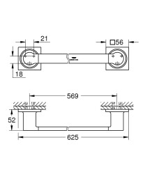 Grohe Allure Havluluk - 40341001 - 2
