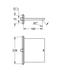 Grohe Allure New Çıkış Ucu - 13317GN1 - 2