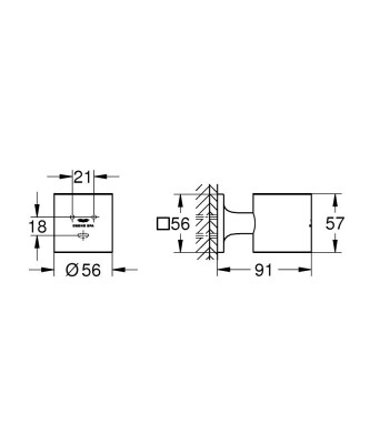 Grohe Allure New Tutacak - 40278GN1 - 2