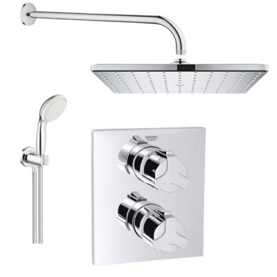 Grohe Allure Termostatik Duş Bataryası - 19380000-SET1 - 1