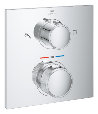 Grohe Allure Thermostat for concealed installation with 2-way diverter head shower/hand shower - 29181002 - 1