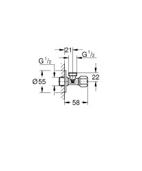 Grohe Ara Musluk 1/2'' - 22025000 - 2