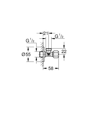 Grohe Ara Musluk 1/2'' - 22025000 - 2