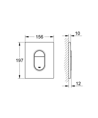 Grohe Arena Cosmopolitan Kumanda paneli - 38844SH0 - 2