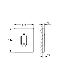 Grohe Arena Cosmopolitan Kumanda paneli - 38857SH0 - 2