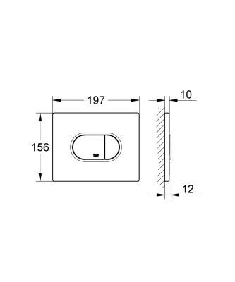 Grohe Arena Cosmopolitan Kumanda paneli - 38858SH0 - 2