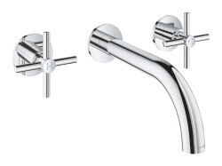 Grohe Atrio 3 delikli lavabo bataryası M-Boyut - 20661000 - 1
