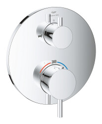 Grohe Atrio Çift yönlü ankastre termostatik banyo bataryası - 24359000 - Grohe