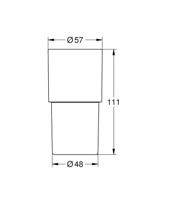 Grohe Atrio Diş Fırçalık Camı - 40254003 - 2