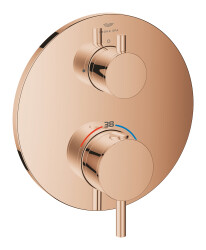 Grohe Atrio New Ankastre Termostatik Duş Bataryası - 24357DA0 - Grohe