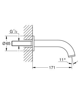 Grohe Atrio New Çıkış Ucu - 13487DC0 - 2