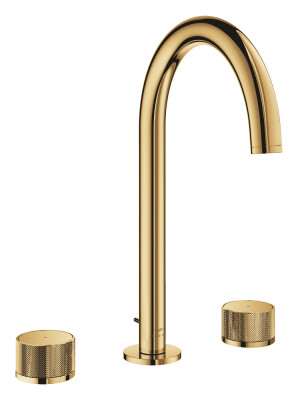 Grohe Atrio Private Collection 3 delikli lavabo bataryası 1/2″ L-Boyut - 20595GL0 - 1