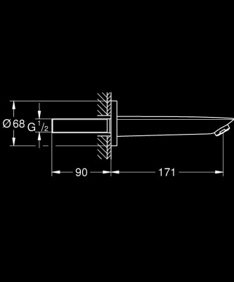 Grohe Baucosmopolitan Çıkış Ucu - 13255001 - 2