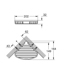 Grohe BauCosmopolitan Sabunluk - 40664001 - 2