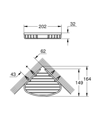 Grohe BauCosmopolitan Sabunluk - 40664001 - 2