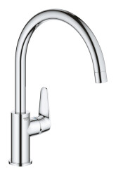 Grohe BauCurve Tek kumandalı eviye bataryası - 31536001 - 1