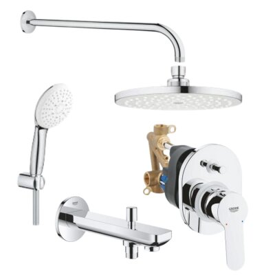 Grohe BauEdge Ankastre Duş Seti - 29039000-SET4 - 1