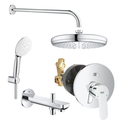 Grohe BauEdge Ankastre Duş Seti - 29079000-SET3 - 1