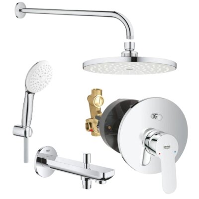 Grohe BauEdge Ankastre Duş Seti - 29079000-SET4 - 1