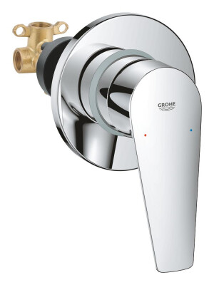 Grohe BauEdge Tek kumandalı duş bataryası - 29040001 - 1
