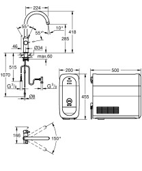 Grohe Blue Home C-çıkış uçlu başlangıç kiti - 31455DL1 - 2
