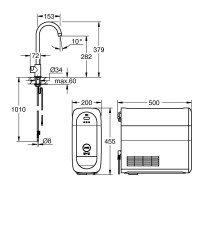 Grohe Blue Home Tekli başlangıç seti - 31498DC1 - 2