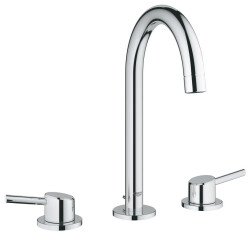 Grohe Concetto 3 Delikli Lavabo Bataryası L- Boyut - 20216001 - Grohe