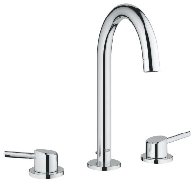 Grohe Concetto 3 Delikli Lavabo Bataryası L- Boyut - 20216001 - 1
