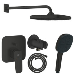 Grohe Cubeo Ankastre Banyo/Duş Bataryası Seti Mat Siyah - 1017782430-SET1 - Grohe